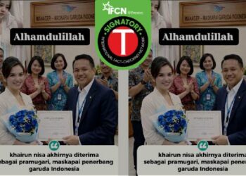 Keliru: Garuda Indonesia Angkat Khairun Nisa Menjadi Pramugari