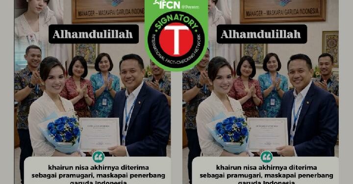 Keliru: Garuda Indonesia Angkat Khairun Nisa Menjadi Pramugari