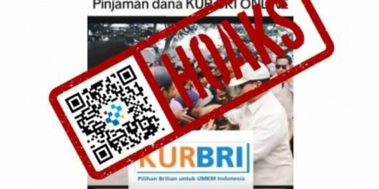 [HOAKS] Presiden Prabowo Resmikan KUR BRI Tanpa Agunan