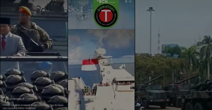 Menyesatkan: Video Perang Indonesia Melawan Israel