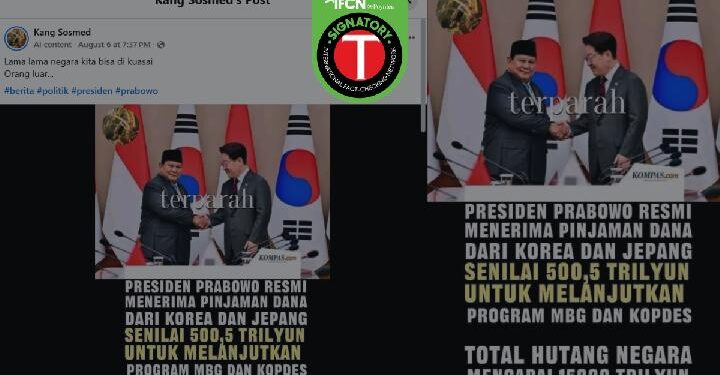 Menyesatkan: Prabowo Terima Pinjaman Asing untuk Biayai MBG dan KDMP
