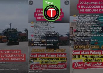 Keliru: Empat Buldoser Diturunkan ke Gedung DPR RI untuk Halau Demonstran di Senayan
