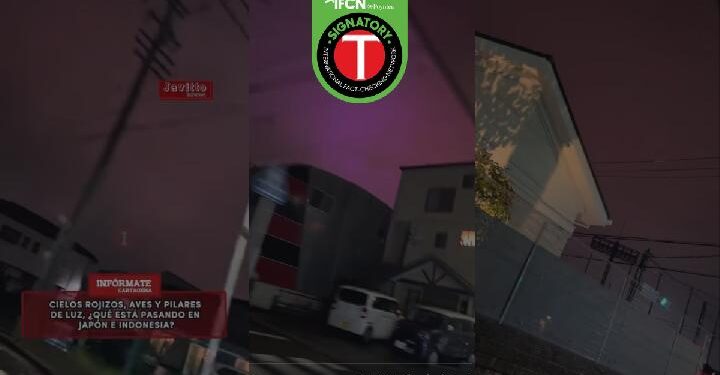 Keliru: Video Langit Merah di Indonesia dan Jepang sebagai Pertanda Bencana Besar
